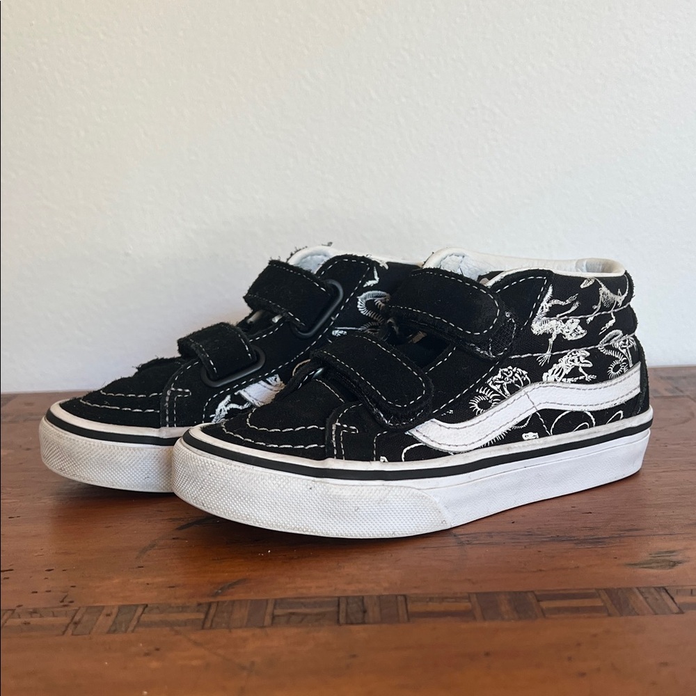 Vans Kids SK8-Mid Reissue V Skeleton Shoe 11.5